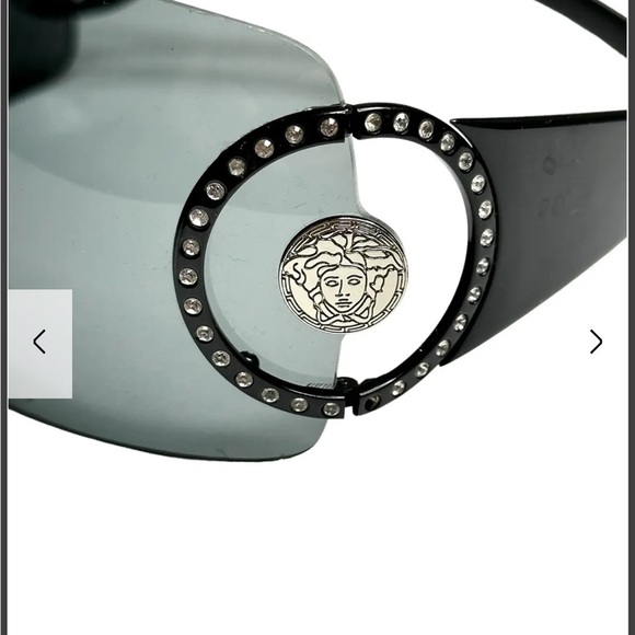 Versace Mask Medusa Logo Sunglasses vintage - Picture 1 of 10